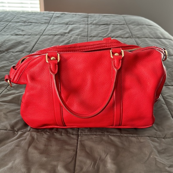 Coach Red Satchel